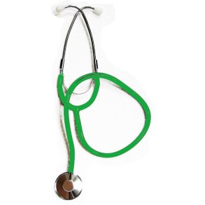 Stetoskop, single head. �ko. Gr�n