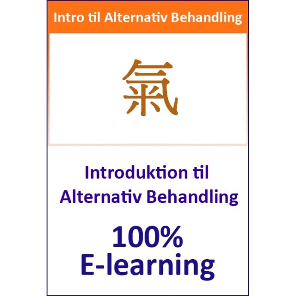 Introduktion til Alternativ Behandling, 50 lekt. 100% e-learning